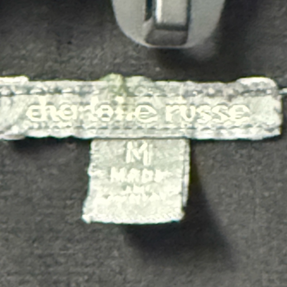 Charlotte Russe Black Sheer Button-Down Blouse - Picture 2 of 5